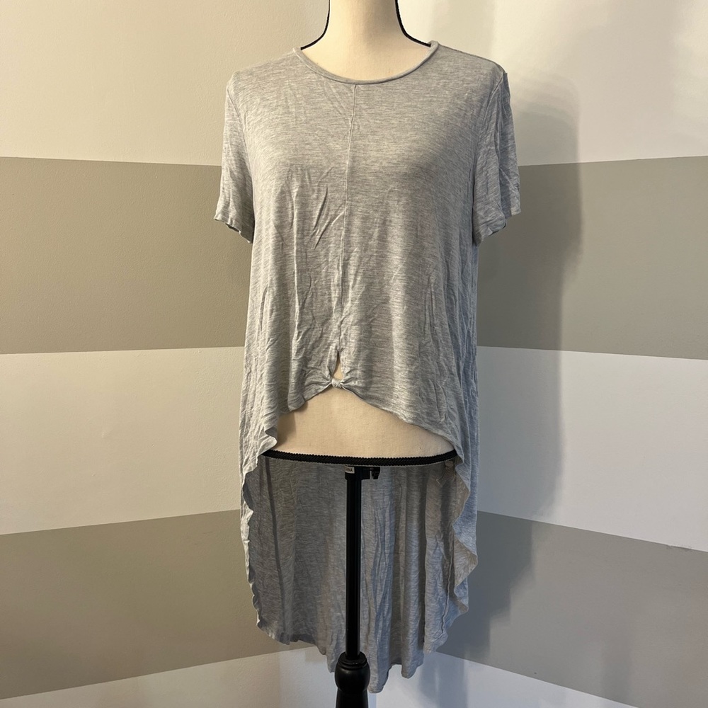 Forever 21 plus size grey hi low T-shirt top XL-2X